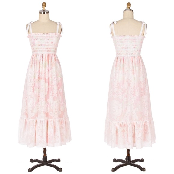 2006 Anthro “Neon Rose Dress” by Le Shack - Picture 9 of 10